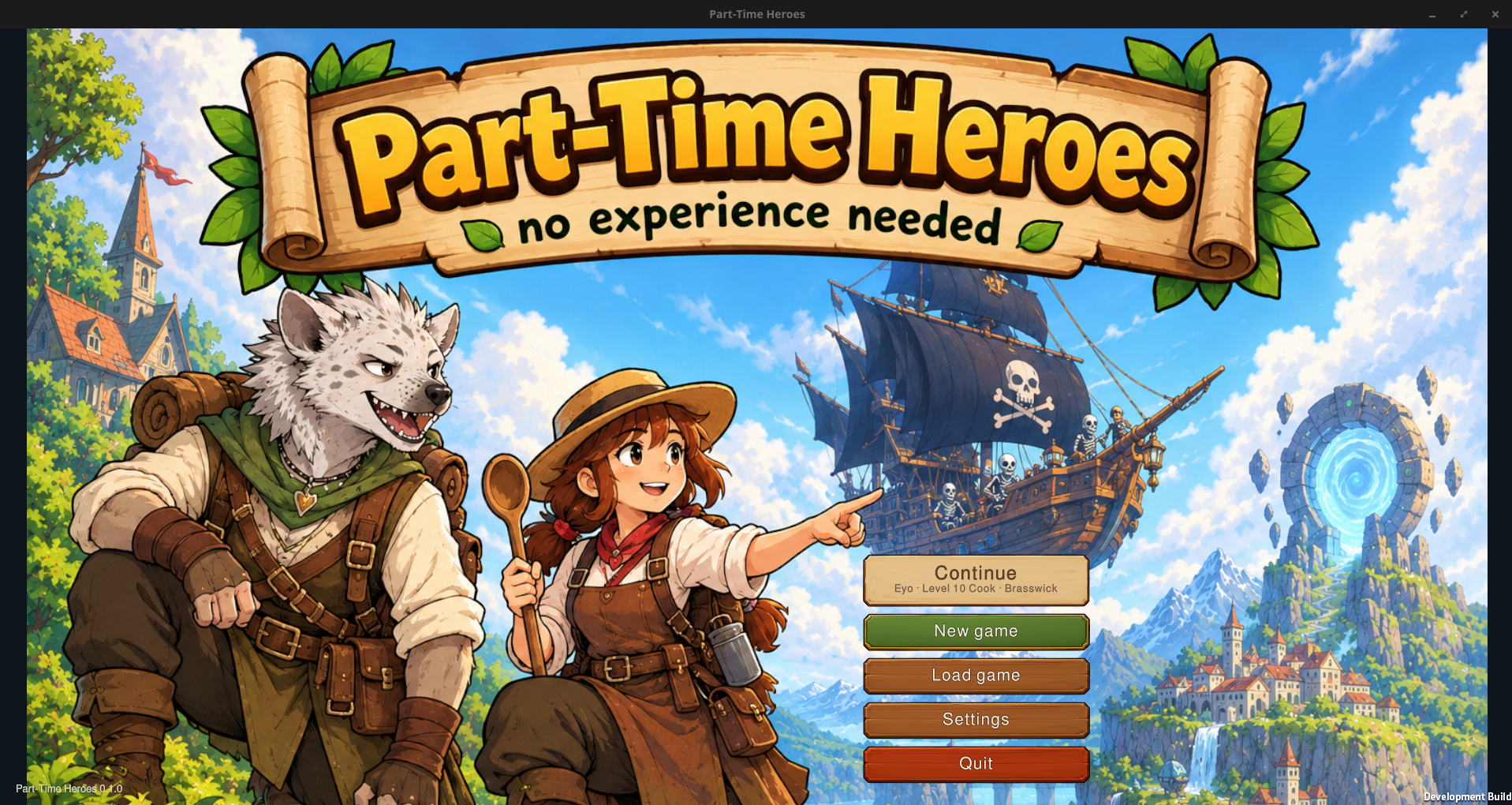 Main screen